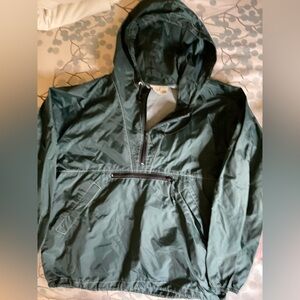GAP Gray/ Hooded Wind Pullover Jacket.
